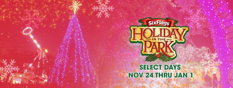 Six Flags Magic Mountain lights up with Holiday in the Park