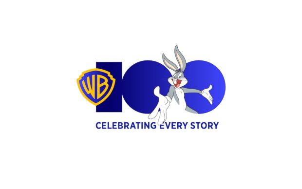 WB100 logo featuring Bugs Bunny
