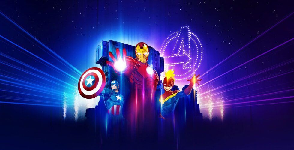 Avengers: Power the Night drone show coming to Walt Disney Studios Park.