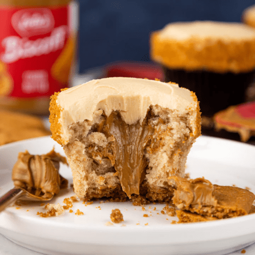 Biscoff Cookie Butter Cupcake