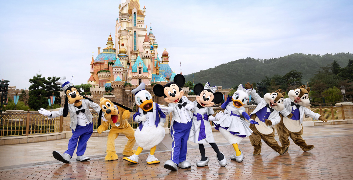New Disney100 character costumes debut at the Hong Kong Disneyland Resort.