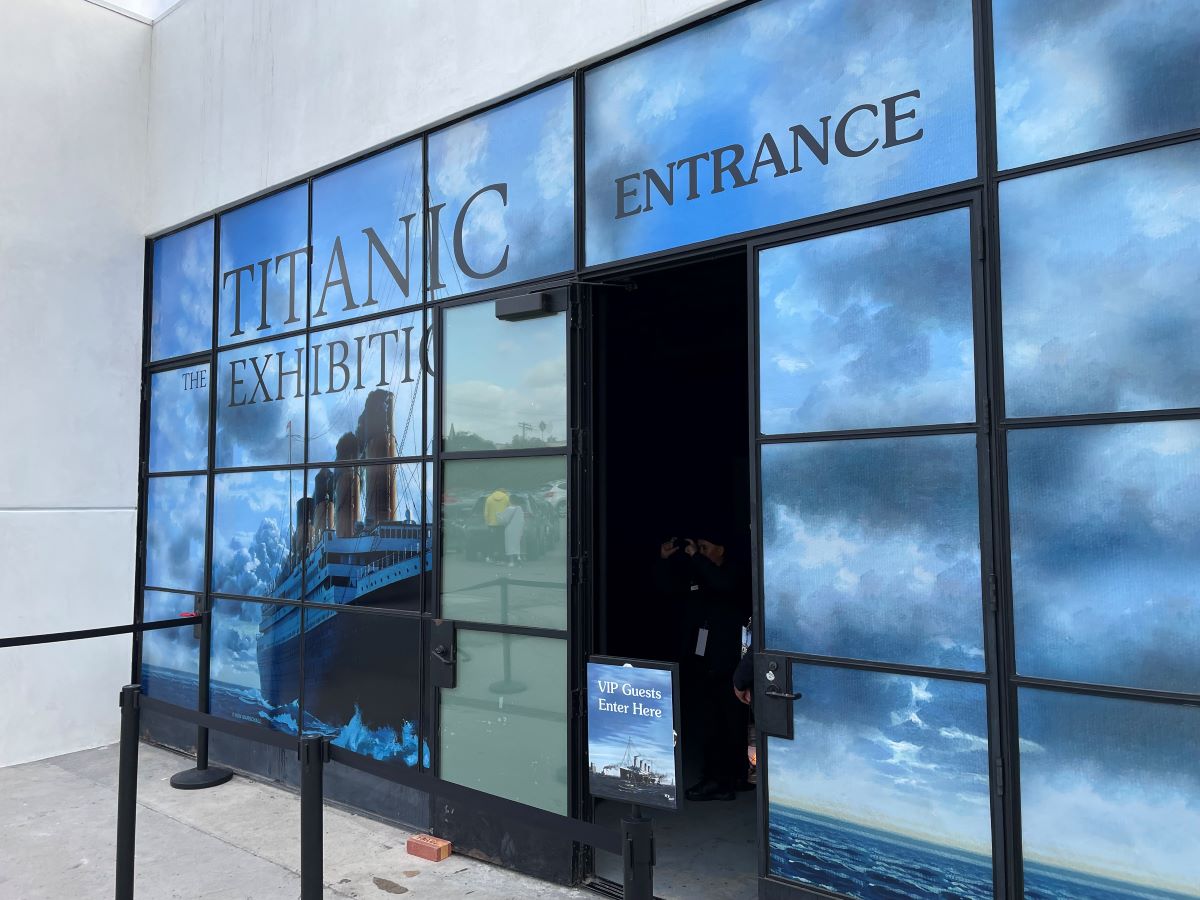 titanic exhibition