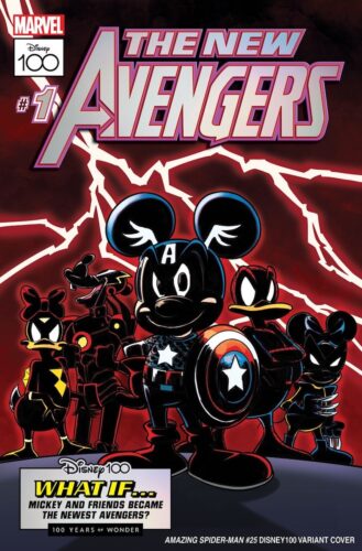 Marvel Disney100 variant covers - New Avengers