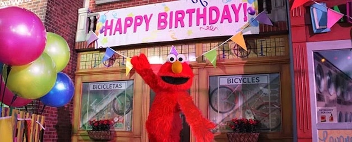 Elmo and Julia's birthdays at SeaWorld Orlando