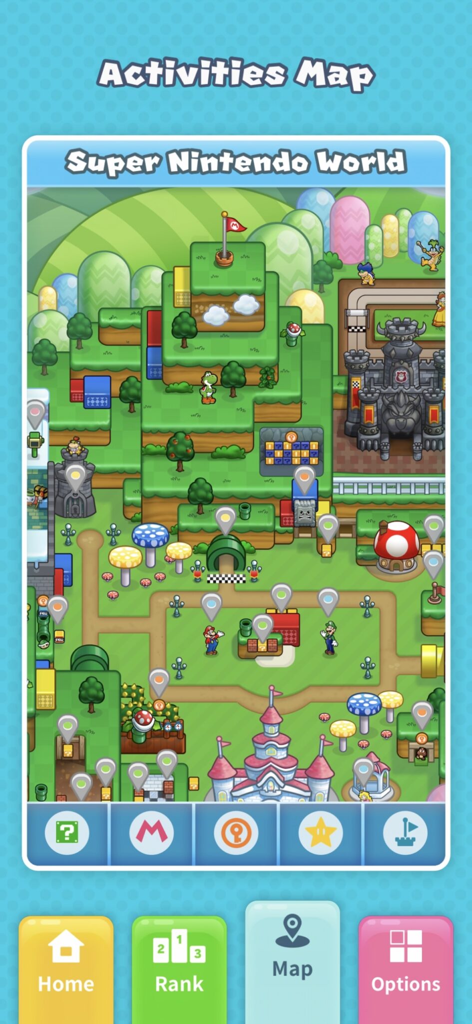 Nintendo System Map How do Power-Up Bands work in Super Nintendo World?