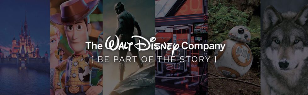 Disney hiring website banner. 