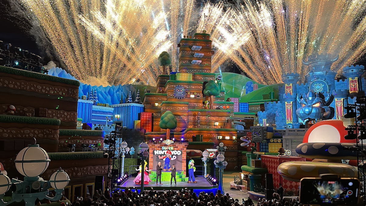 Super Nintendo World grand opening at Universal Studios Hollywood