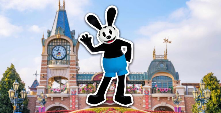 Oswald debuts for first time at Shanghai Disneyland