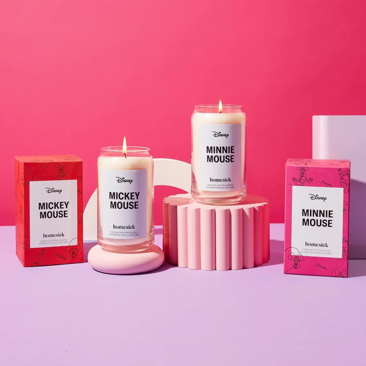 Share Disney love with Mickey and Minnie candles by Homesick