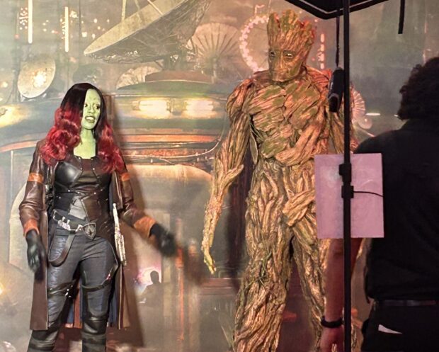 Groot and Gamora onboard the Marvel Day at Sea cruise