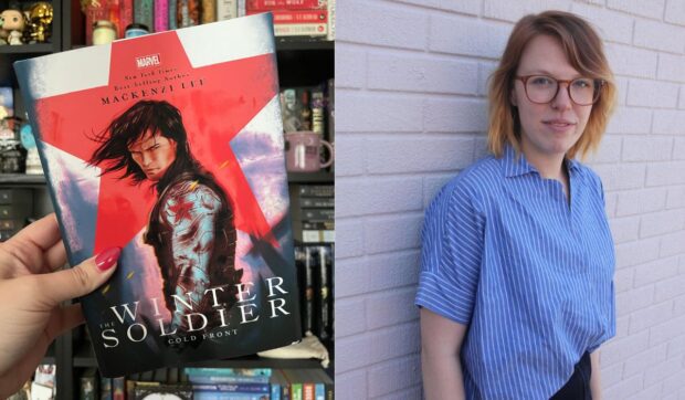 Mackenzi Lee's newest book "The Winter Soldier: Cold Front" follows teenage Bucky Barnes in the 1940s and The Winter Soldier in the 1950s. Photos by Chelsea Zukowski and Disney Books
