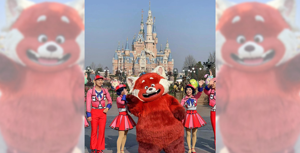 Mei Lee, the Red Panda, has debuted at Shanghai Disneyland.