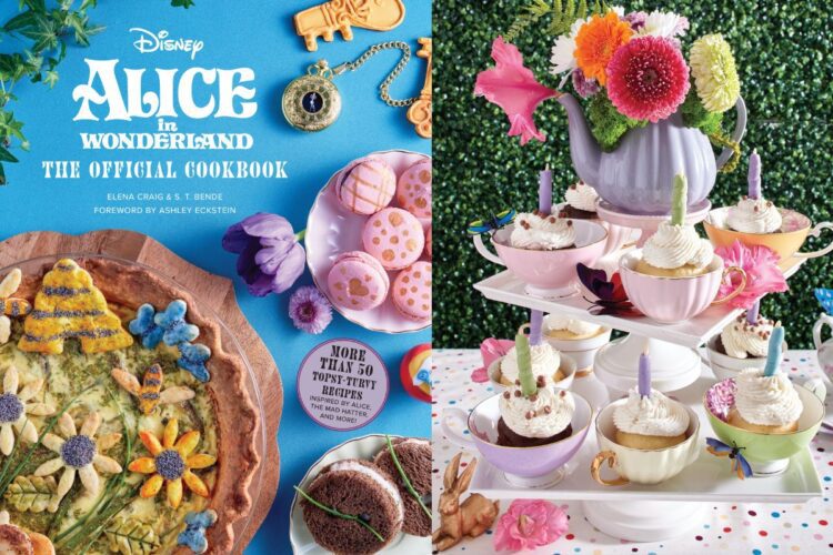Alice in Wonderland: The Official Cookbook features more than 50 recipes inspired by the characters, colors, and locales of Wonderland.