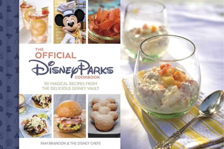 The Official Disney Parks Cookbook includes recipes for the Grey Stuff, Mickey Mouse beignets, and the African Fruit Fool from Boma - Flavors of Africa at Disney's Animal Kingdom Lodge. Photos courtesy of Disney©