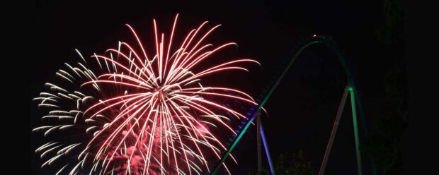 Carowinds 50th anniversary fireworks