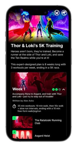 Marvel Move - Thor & Loki 5K training