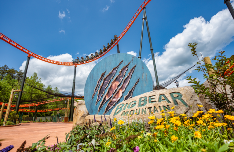 Entrance to Big Bear Mountain roller coaster at Dollywood