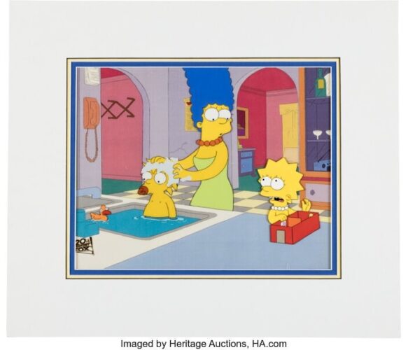 Comisar Collection auction - Simpsons cel