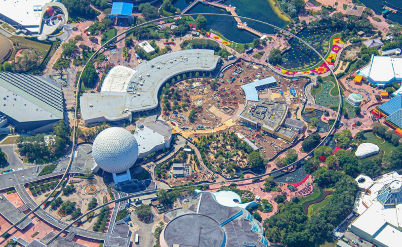 Disney Construction Update: Small forest added to Epcot