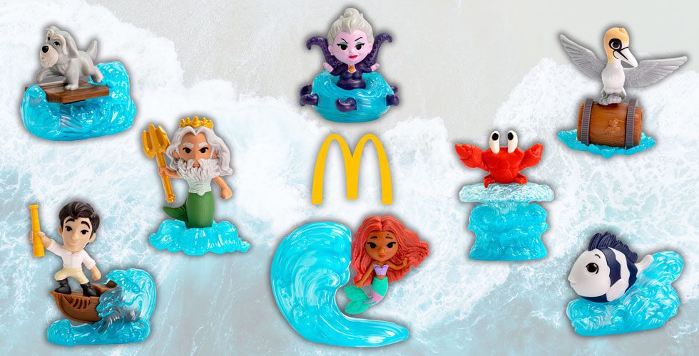 'The Little Mermaid' McDonald's Happy Meal Toys have arrived