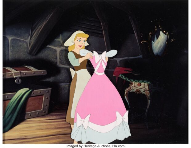 Celebrating 100 Years Of Disney auction - Cinderella cel