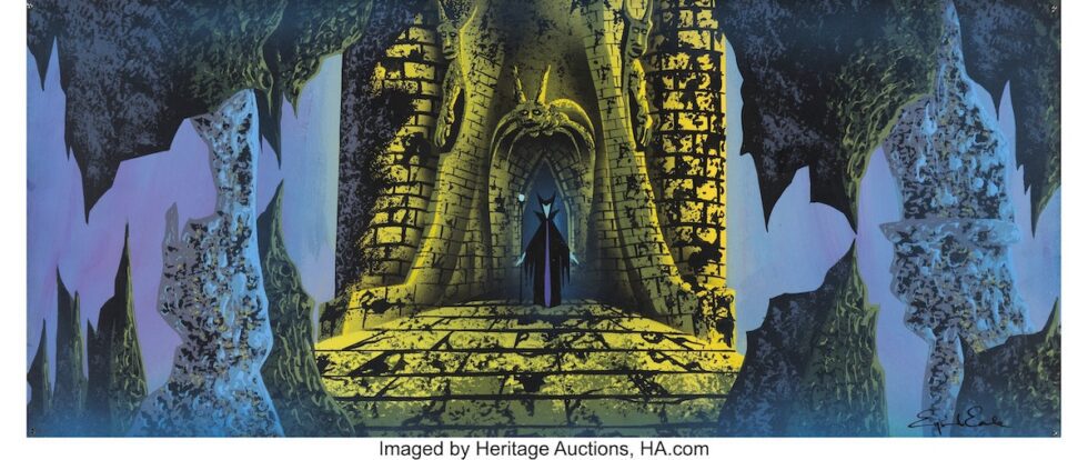 Celebrating 100 Years Of Disney auction - Eyvind Earle Sleeping Beauty artwork