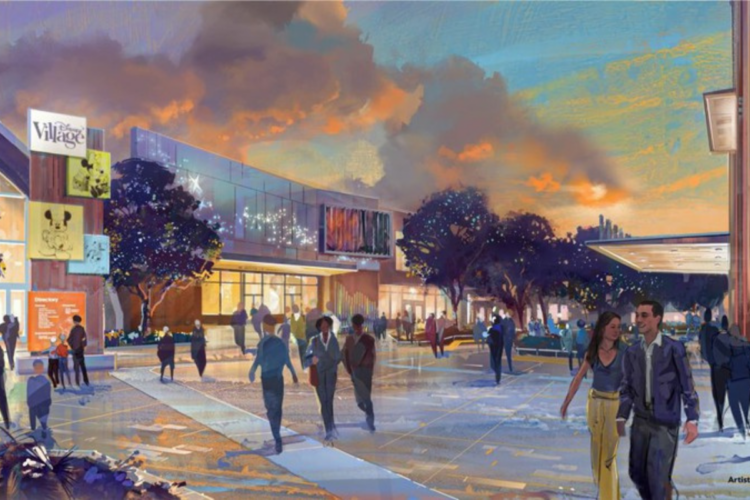 Disney Village artist rendering.