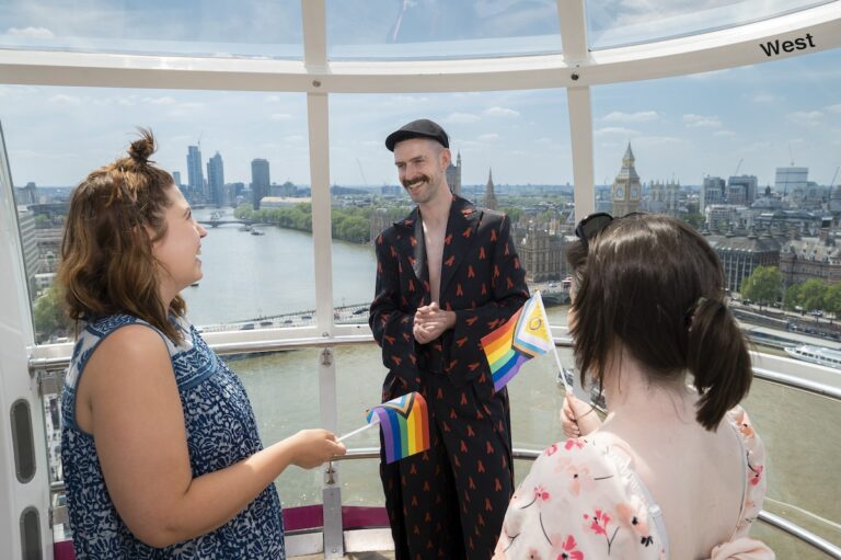 Pride Pod queer history tour on the London Eye