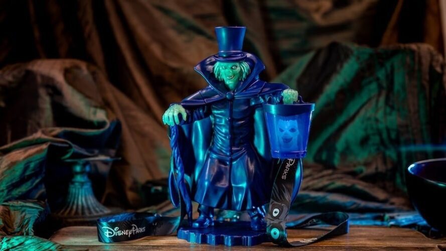 Haunted Mansion Hatbox Ghost sipper