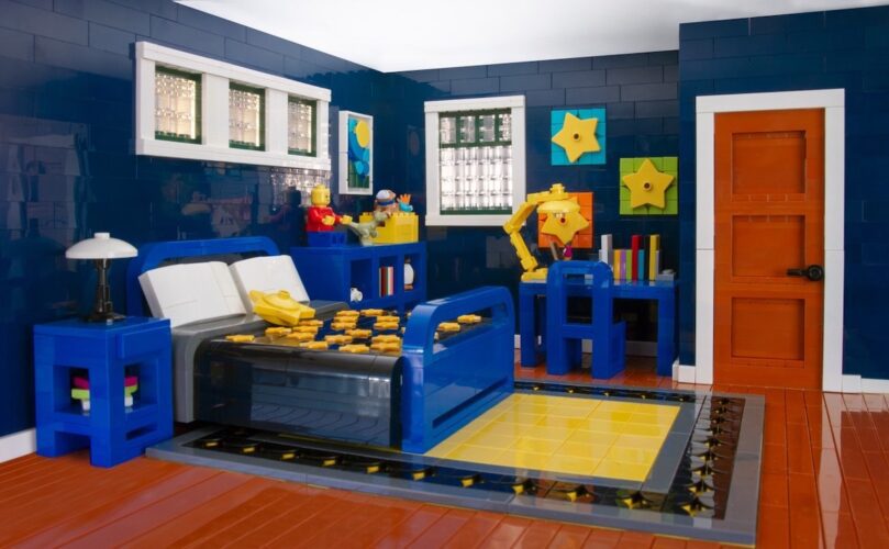 Lego beach house bedroom