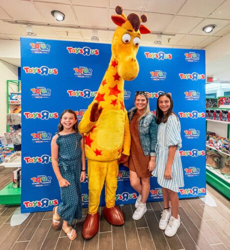 The Practically Perfect Family with Geoffrey from Toys"R"Us.