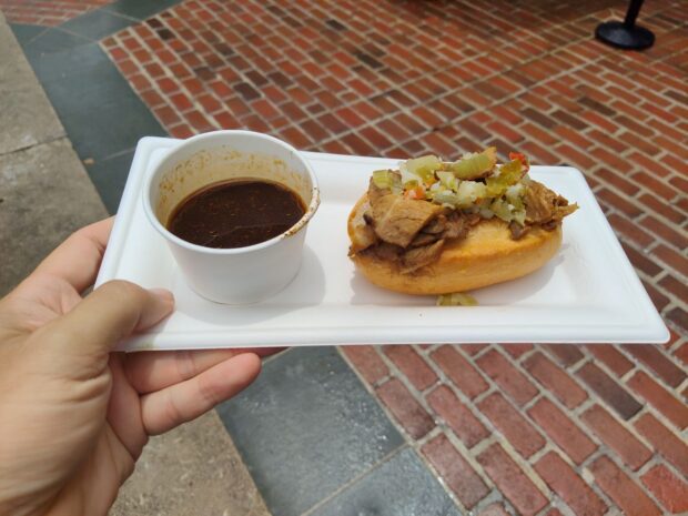 Italian Hot Beef Sandwich at Epcot Food and Wine