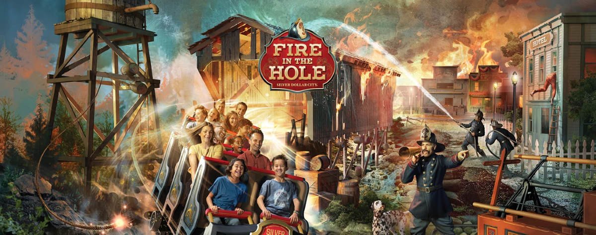 FIRE IN THE HOLE at Silver Dollar City Theme Park