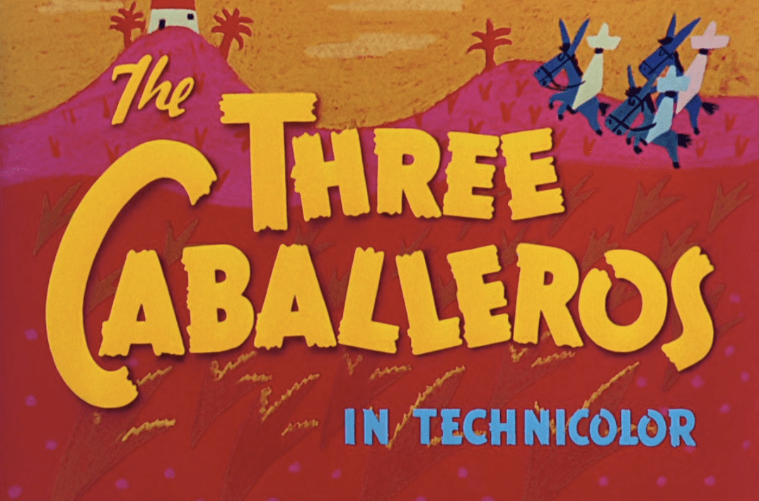 The Three Caballeros title card (1945)