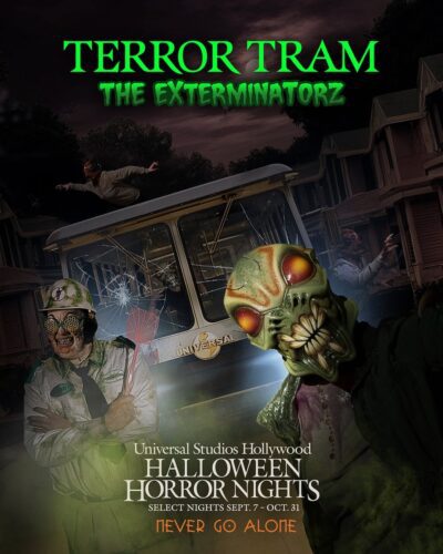 Halloween Horror Nights 2023 at Universal Studios Hollywood - Terror Tram