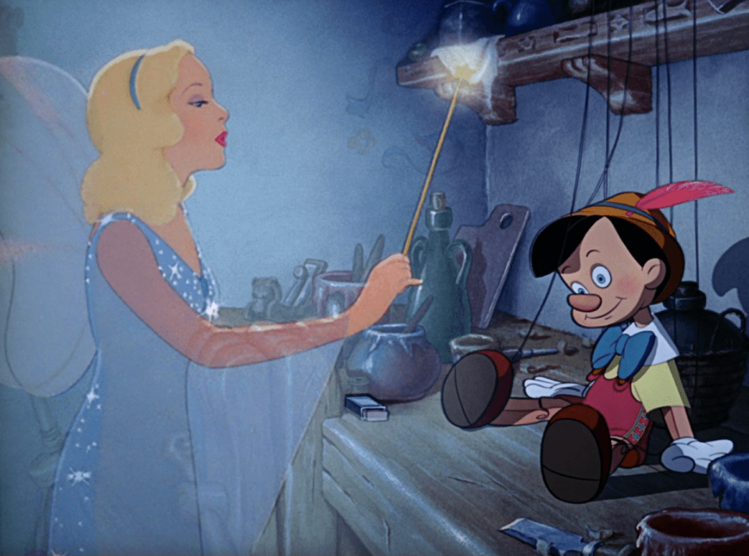 Blue Fairy and Pinocchio
