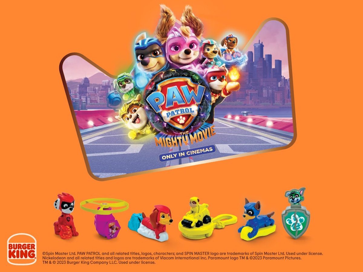 Burger King introduces new King Jr. Meal Paw Patrol toys
