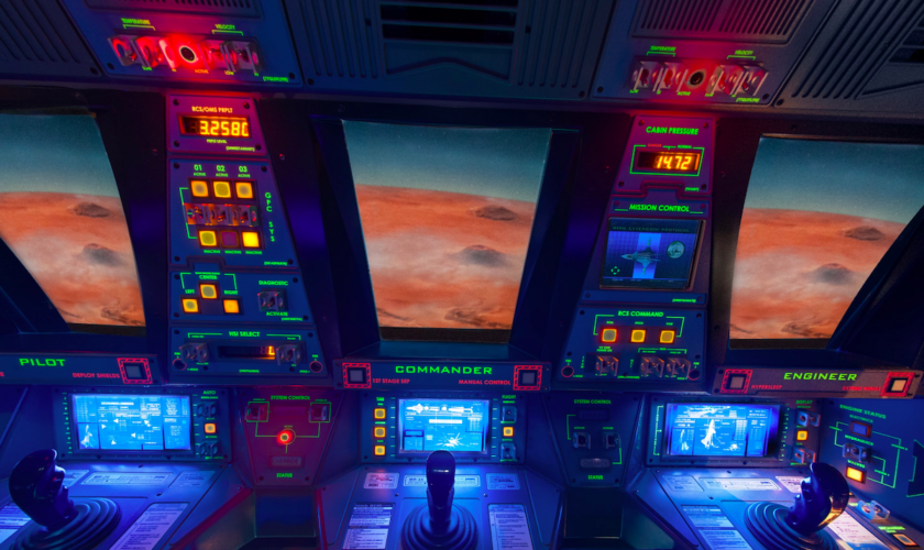 Mission Space interior