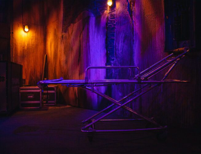 Paranormal Inc haunted maze at Scarowinds