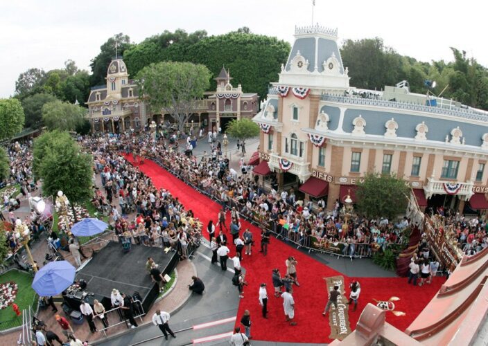 Pirates of the Caribbean: Dead Man's Chest world premiere at Disneyland