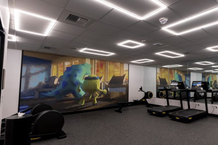 Pixar Place Hotel fitness center