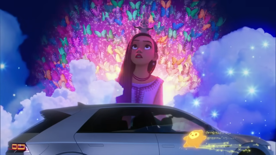 Asha from Wish - Hyundai IONIQ 5 Disney100