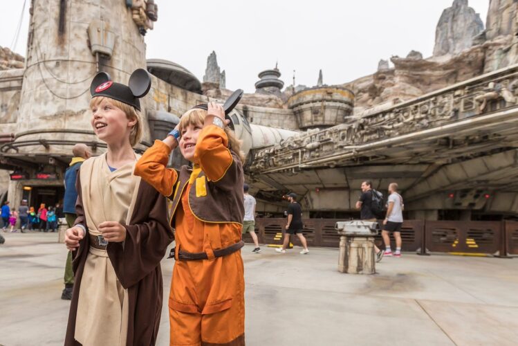 Galaxy's Edge at Disneyland in California