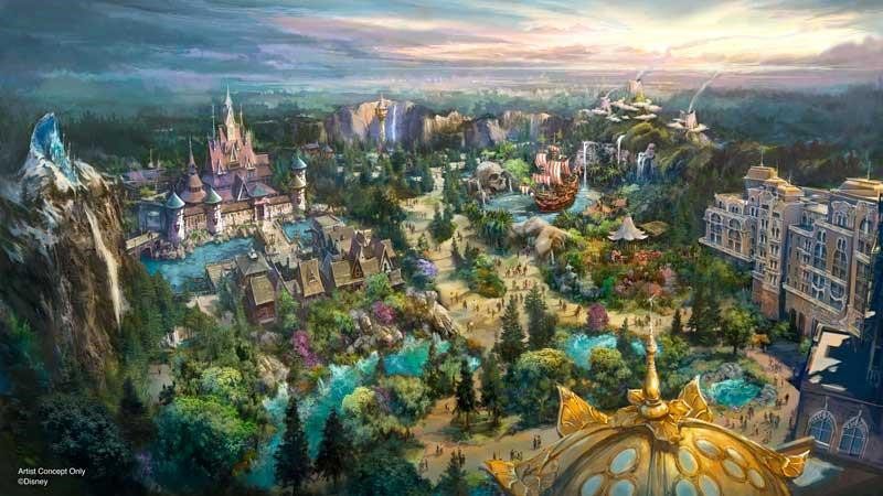 Fantasy Springs at DisneySea Concept Art