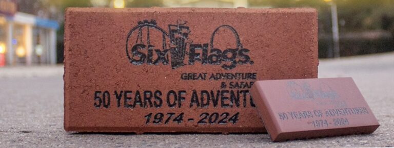 Six Flags Great Adventure 50th-anniversary bricks now available