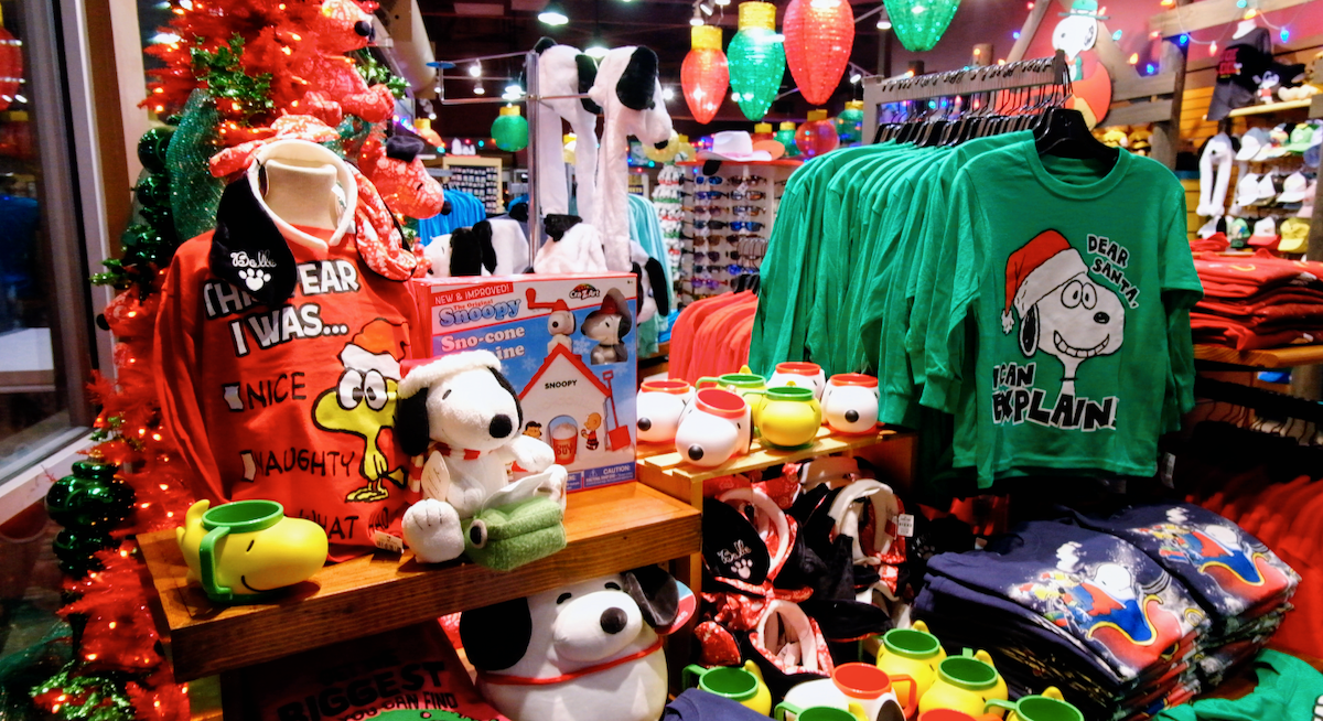 Snoopy WinterFest merchandise
