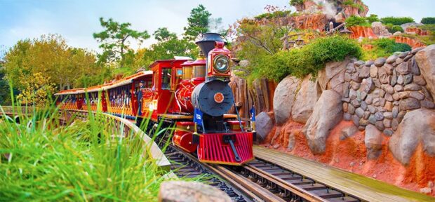 Western River Railroad at Tokyo Disneyland