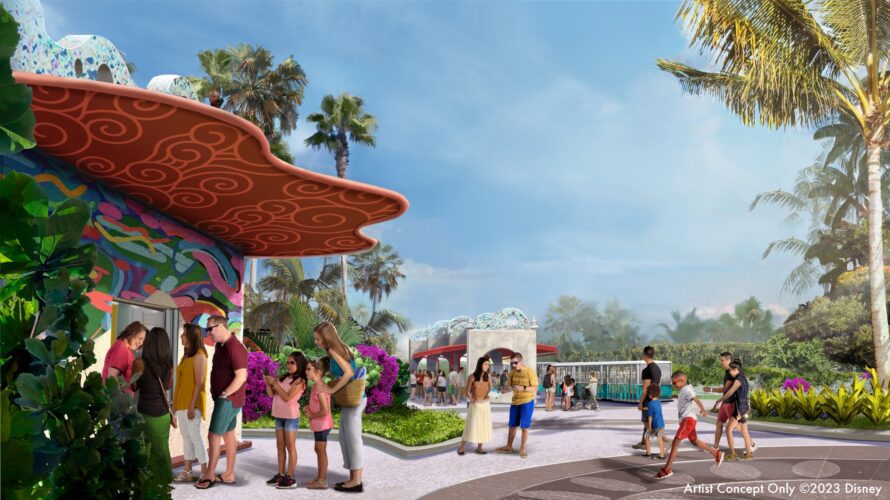 Artist rendering of Disney Lookout Cay at Lighthouse Point