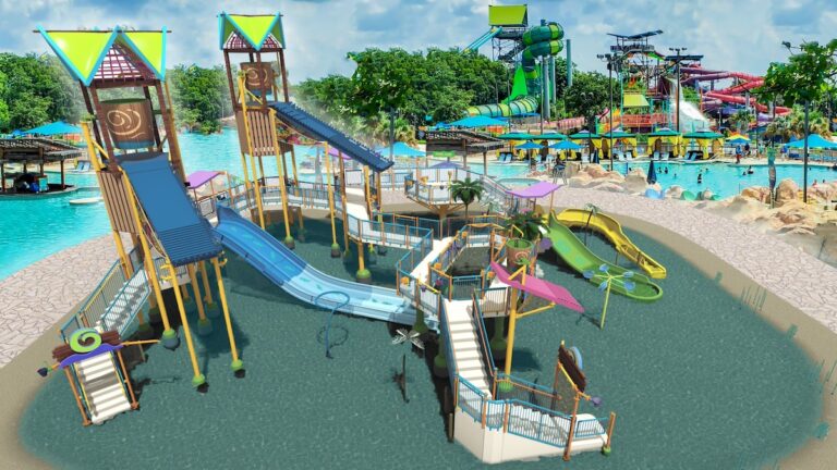 Tikitapu Splash water playground is coming to Aquatica San Antonio in 2024