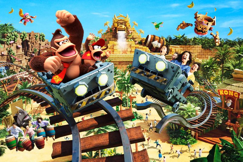 Donkey Kong Country in Super Nintendo World at Universal Studios Japan